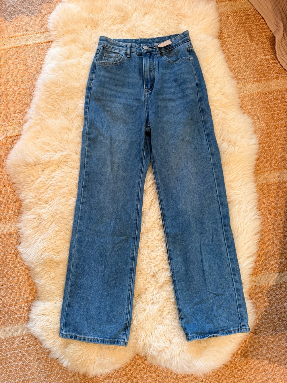 Cider Men's Straight-Leg Jeans in Blue Denim